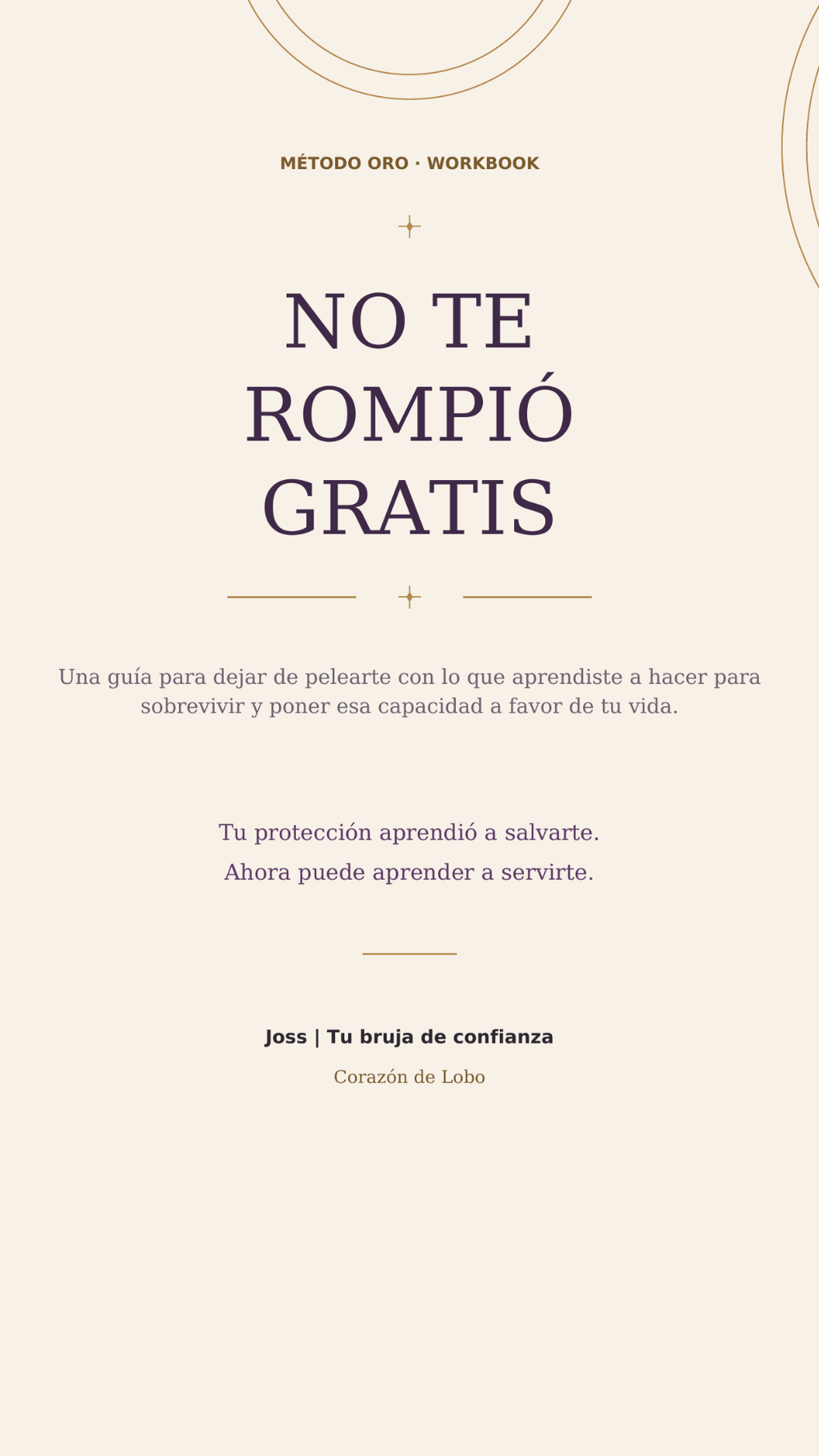 No te rompió gratis — Workbook digital