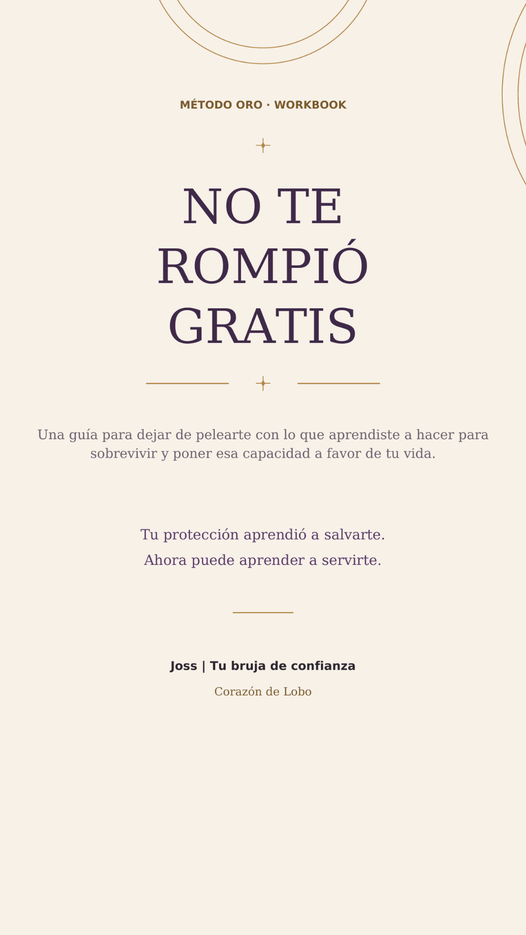 No te rompió gratis — Workbook digital