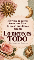 Lo mereces TODO · Clase interactiva en vivo